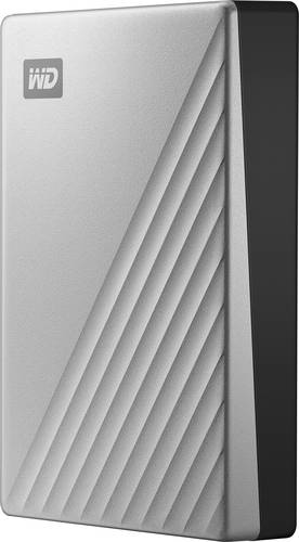 WD My Passport Ultra for Mac 4TB Externe Festplatte 6.35cm (2.5 Zoll) USB-C® Silber WDBPMV0040BSL-W von WD