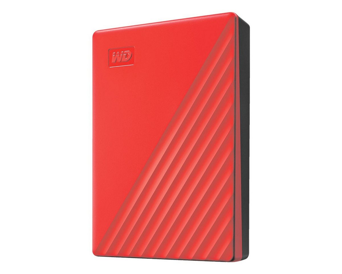 WD My Passport externe HDD-Festplatte (4000 GB) 2,5", kompatibel mit Social-Media- und Cloudspeicherdiensten von WD