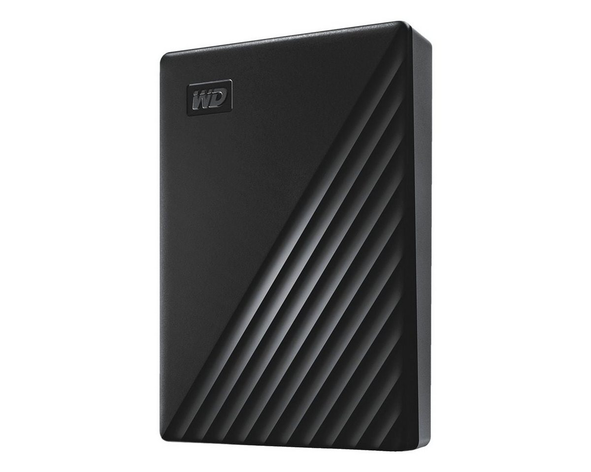 WD My Passport externe HDD-Festplatte (5 TB) 2,5", kompatibel mit Social-Media- und Cloudspeicherdiensten von WD