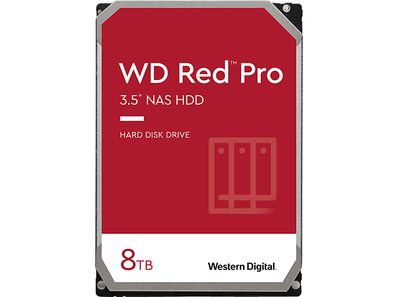 WD Red™ Pro Festplatte Bulk, 8 TB HDD SATA 6 Gbps, 3,5 Zoll, intern von WD