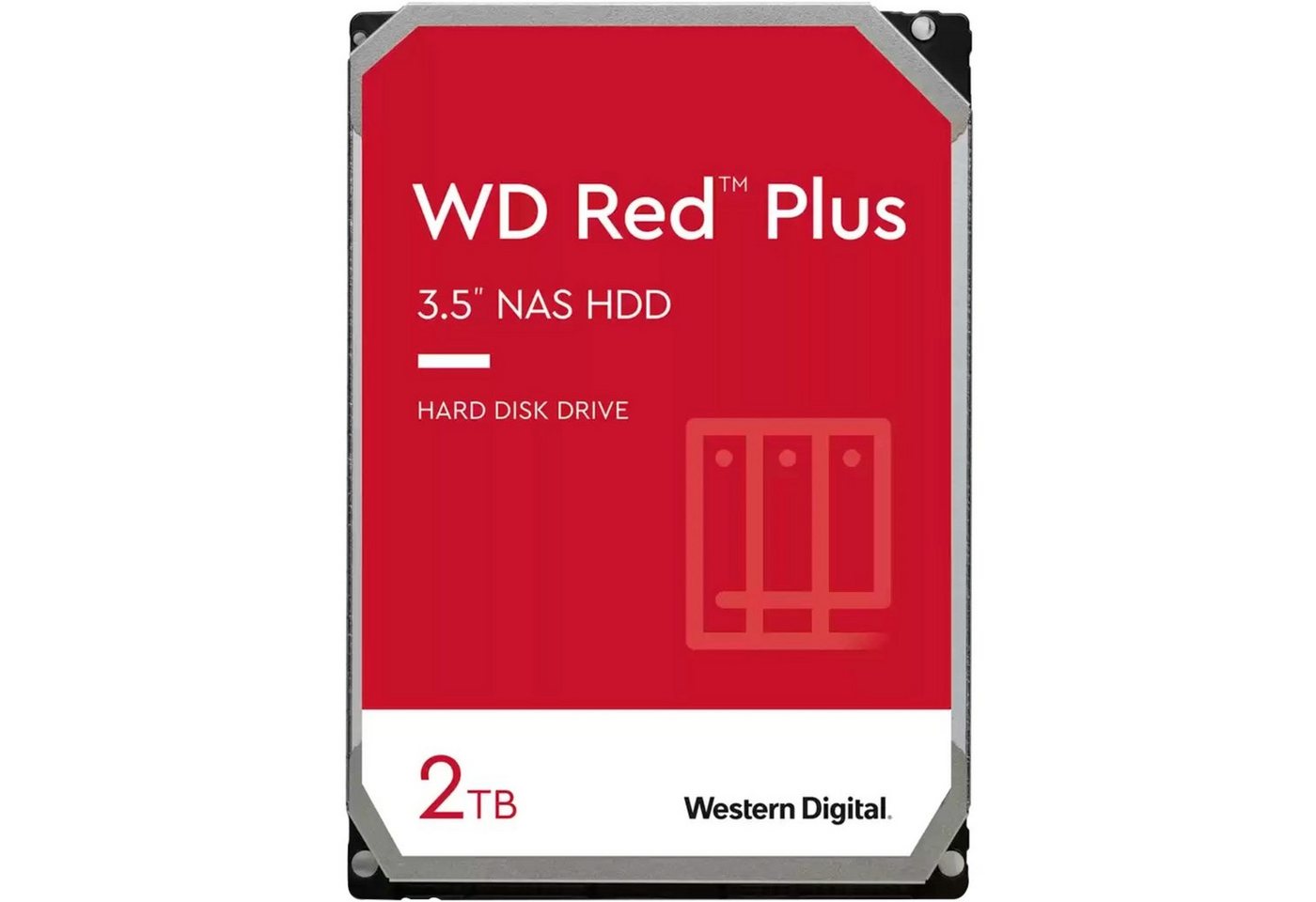 WD Red Plus NAS-Festplatte 2 TB interne HDD-Festplatte von WD