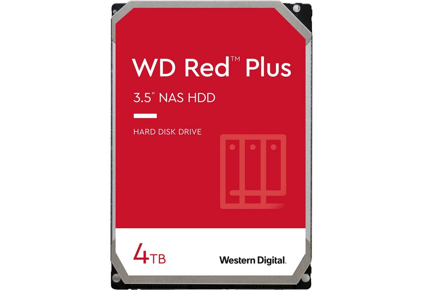 WD Red Plus NAS-Festplatte 4 TB interne HDD-Festplatte von WD