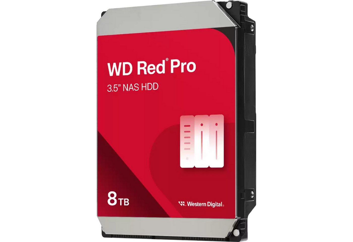 Western Digital WD Red Pro NAS-Festplatte 8 TB, (SATA 6 Gb/s, interne SSD (8.000 GB) von Western Digital