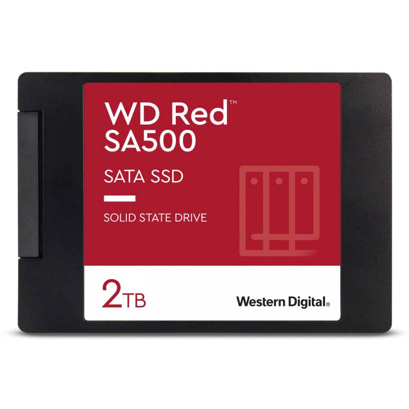 WD Red SA500 SSD 2TB 2.5 Zoll SATA Interne Solid-State-Drive von WD