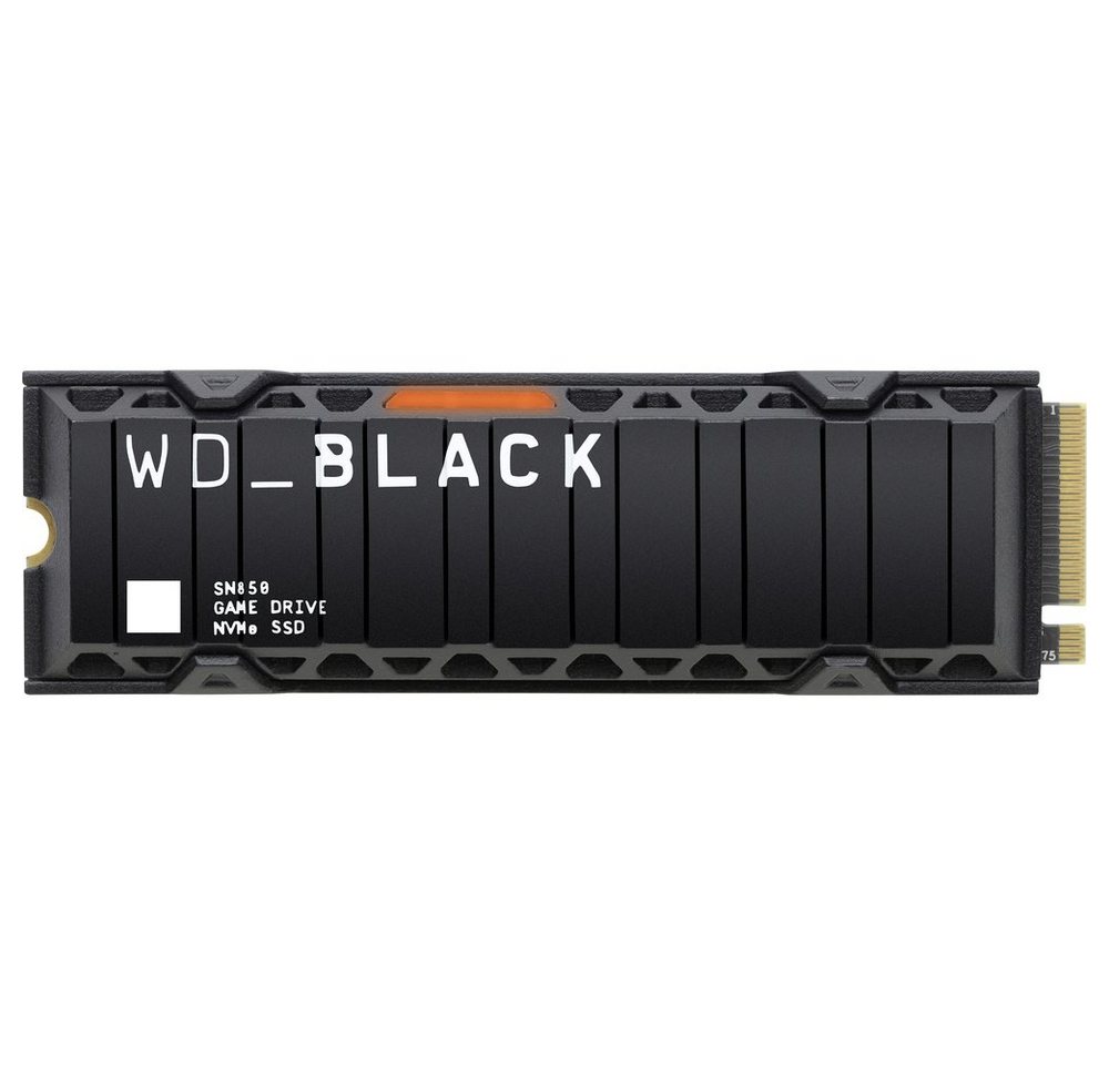 WD WD Black™ SN850 Heatsink 500 GB Interne M.2 PCIe NVMe SSD 2280 M.2 NVM interne SSD (500) von WD