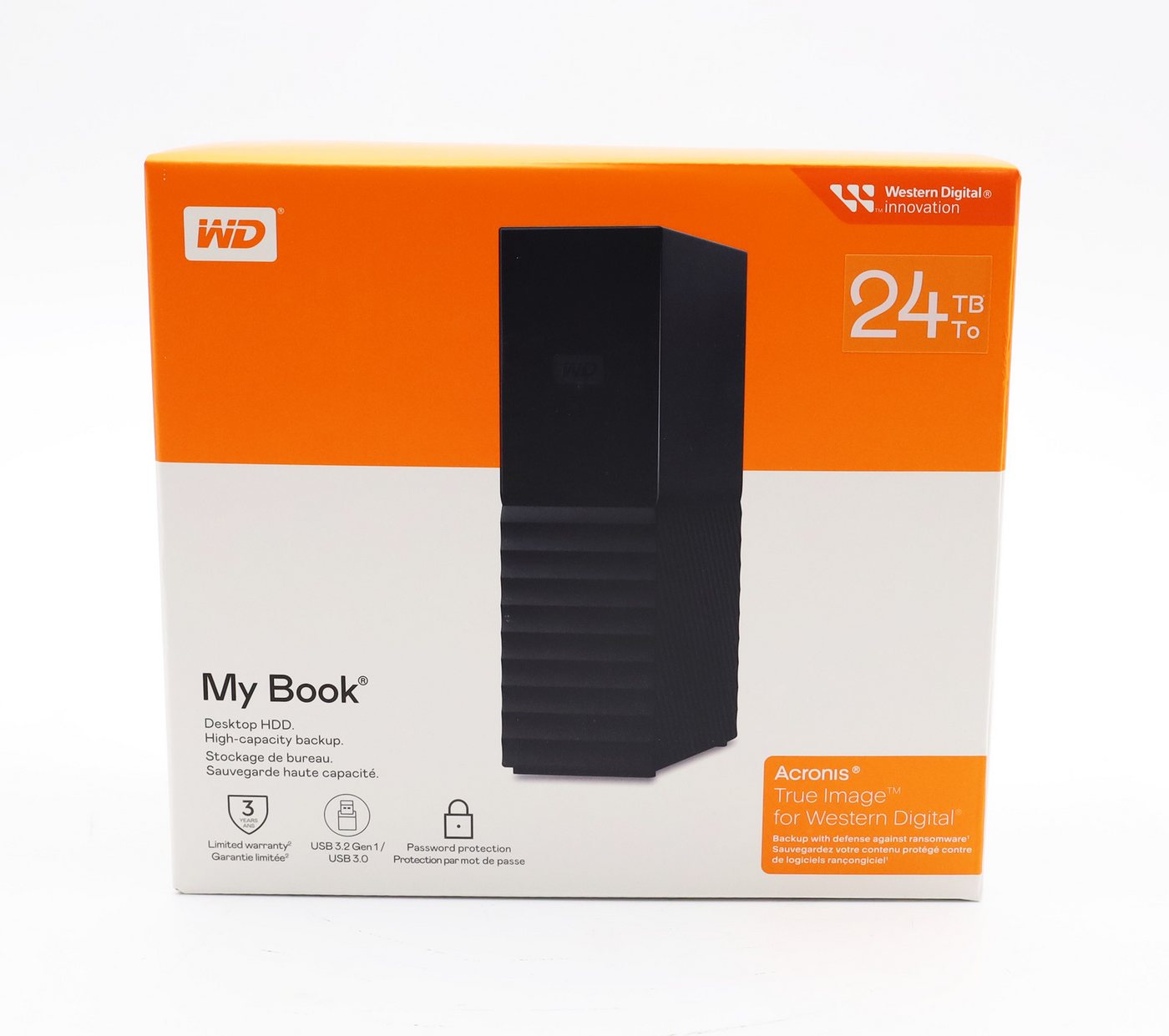WD WD My Book 24 TB USB 3.0 Desktop-Festplatte mit Passwortschutz Deskto externe HDD-Festplatte WD WD My Book 24 TB USB 3.0 Desktop-Festplatte mit Passwortschutz Deskto externe HDD-Festplatte von WD