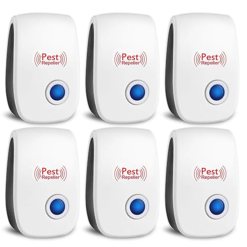 WDKXCN Ultraschall Mückenschutz, 6 Stück Mückenstecker Ultraschall, Pest Repeller, Mückenschutz Steckdose, Anti Mücken Stecker, Insektenstecker Steckdose für Kakerlaken, Motte, Mäuse WDKXCN Ultraschall Mückenschutz, 6 Stück Mückenstecker Ultraschall, Pest Repeller, Mückenschutz Steckdose, Anti Mücken Stecker, Insektenstecker Steckdose für Kakerlaken, Motte, Mäuse von WDKXCN