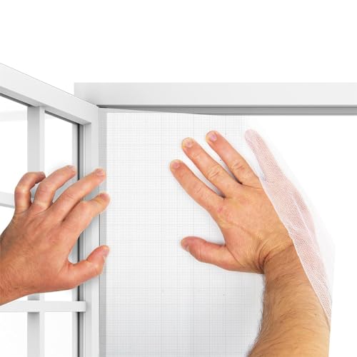 Auf Maß Zuschneidbares Mückengitter Für Fenster - 150 x 130 cm - Mückennetz - Mückengitter für Fenster - Anti-Mücken-Gitter - Anti-Mücken - Fliegengitter - Insektenschutzgitter - Transparent Auf Maß Zuschneidbares Mückengitter Für Fenster - 150 x 130 cm - Mückennetz - Mückengitter für Fenster - Anti-Mücken-Gitter - Anti-Mücken - Fliegengitter - Insektenschutzgitter - Transparent von WDMT