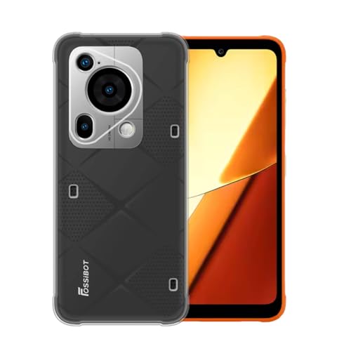 WDMYLFTW Hülle für Fossibot F112 Pro Handyhülle Silikon Gummi Clear Schale Transparent Durchsichtig TPU Bumper Schutzhü von WDMYLFTW