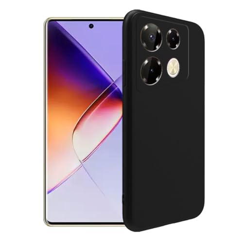 WDMYLFTW Hülle für Infinix Note 40 Pro 4G Handyhülle Silikon Gummi Black Schale Transparent Durchsichtig TPU Bumper Schutzhü WDMYLFTW Hülle für Infinix Note 40 Pro 4G Handyhülle Silikon Gummi Black Schale Transparent Durchsichtig TPU Bumper Schutzhü von WDMYLFTW