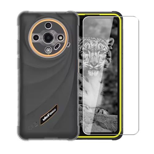 WDMYLFTW Hülle für Ulefone Armor X31 Pro + 1 Stück Gehärteter Film Displayschutzfolie Schutzfolie - Transparent Weich Silikon Schutzhülle Flexibel TPU Tasche Case für Ulefone Armor X31 Pro (Clear) WDMYLFTW Hülle für Ulefone Armor X31 Pro + 1 Stück Gehärteter Film Displayschutzfolie Schutzfolie - Transparent Weich Silikon Schutzhülle Flexibel TPU Tasche Case für Ulefone Armor X31 Pro (Clear) von WDMYLFTW