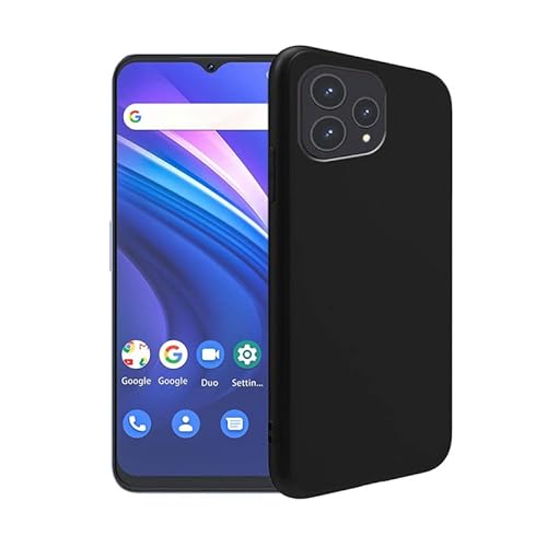 WDMYLFTW Silikonhülle für Cubot P80, seidig-weiche Touch Ganzkörper-Schutzhülle, stoßfestes Stoßstangenschutz-Cover mit Mikrofaser-Futter (Schwarz) von WDMYLFTW