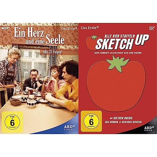 Ein Herz und eine Seele - Alle 25 Folgen! (Neuauflage) [7 DVDs] & Sketchup - Alle vier Staffeln [4 DVDs] von WDR ARD