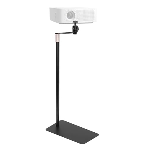 WDZCZDoo Beamer Ständer Projektor Halterung Horizontale 360°-Drehung und 90°-Flip, Verstellbare Höhe L-Form Versteckter Bodenständer für Projektoren mit 1/4"-Stollen WDZCZDoo Beamer Ständer Projektor Halterung Horizontale 360°-Drehung und 90°-Flip, Verstellbare Höhe L-Form Versteckter Bodenständer für Projektoren mit 1/4"-Stollen von WDZCZDoo