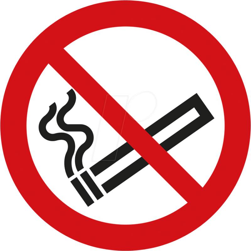 W 74101-1 - Verbotsschilder: Rauchen verboten, 30 mm von WE EISENACHER