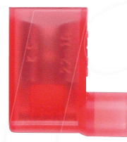 WE F613638 - Winkel Flachsteckhülsen - 6,3x0,8, 0,5 … 1,5 mm², rot von WE EISENACHER