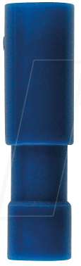 WE K4231020N - Rundsteckhülse - 2,5 mm², blau, vollisoliert, für 4 mm Stecker von WE EISENACHER