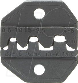 WE W9060807 - Crimpeinsatz 0,5-6,0 mm² für unisolierte Flachstecker von WE EISENACHER