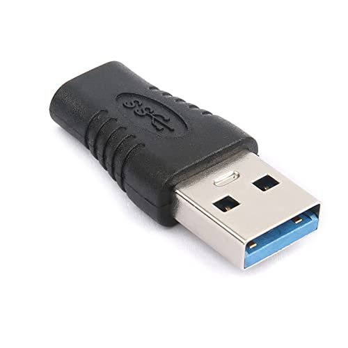 WE Adapter USB-C Buchse auf USB A Stecker, USB 3.2 Gen 1, Datenübertragung 5 Gbps, Schnellladung, kompatibel mit Allen Marken Smartphone, Tablet, PC – Farbe Schwarz WE Adapter USB-C Buchse auf USB A Stecker, USB 3.2 Gen 1, Datenübertragung 5 Gbps, Schnellladung, kompatibel mit Allen Marken Smartphone, Tablet, PC – Farbe Schwarz von WE