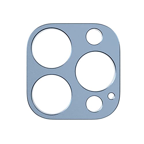 WE Kameraschutz für iPhone 13 Pro, Alpinblau: Aluminiumlegierung – kratzfest – Befestigung Kleber 3 m von WE
