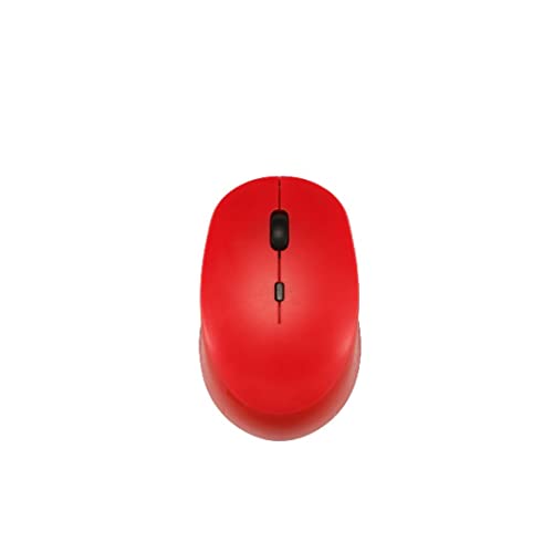 WE Optische Maus, kabellos, Nano-Dongle, USB – Anschluss 2,4 GHz – 800/1200/1600 DPI, Farbe Rot von WE