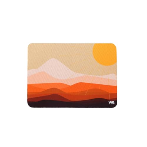 WE Pop Pack Mauspad, Design Berge: 200 x 140 x 3 mm + optische Maus, kabellos, 2,4 GHz von WE