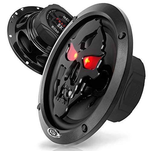 2 Lautsprecher kompatibel mit BOSS Audio Systems SK653B koaxial 3 Wege 16,50 cm 165 mm 6,5" 175 watt rms 350 watt max 4 ohm 90 db schwarz, pro Paar von WEB