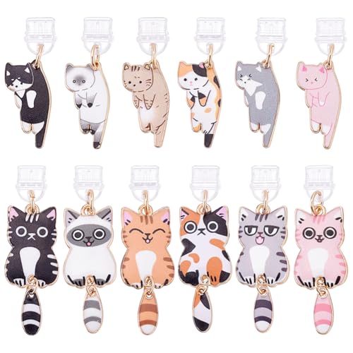 WEBEEDY 12 Styles Staub Stecker Charm mit Katze Anhänger Typ C Mobile staubdicht Stecker Telefon Ladeanschluss Protector USB C Ladeanschluss Telefon Zubehör für die meisten Typ C Telefon WEBEEDY 12 Styles Staub Stecker Charm mit Katze Anhänger Typ C Mobile staubdicht Stecker Telefon Ladeanschluss Protector USB C Ladeanschluss Telefon Zubehör für die meisten Typ C Telefon von WEBEEDY