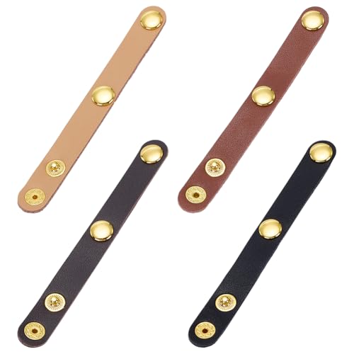 WEBEEDY 4 Farben Leder Taschengurt Oberteil Griff Halter Handtaschen Gurt Rutschfest Verbindung Mit Druckknopf Schnalle Hören Sie Auf von Handtaschenriemenclips Abzufallen 11.4 x 1.3cm WEBEEDY 4 Farben Leder Taschengurt Oberteil Griff Halter Handtaschen Gurt Rutschfest Verbindung Mit Druckknopf Schnalle Hören Sie Auf von Handtaschenriemenclips Abzufallen 11.4 x 1.3cm von WEBEEDY