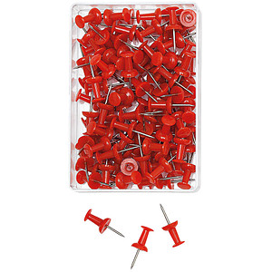 100 WEDO Pinnnadeln Diabolo rot von WEDO