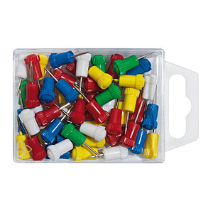 50 WEDO Pinnnadeln farbsortiert 50 WEDO Pinnnadeln farbsortiert von WEDO
