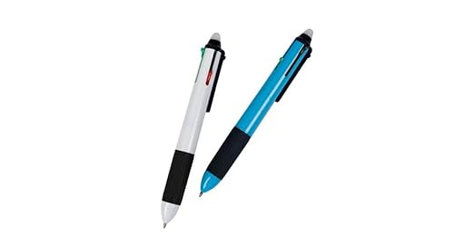 WEDO 4-Farb-Roller-Pen Gelschreiber radierbar mit Mine in rot, blau, grün und schwarz von WEDO