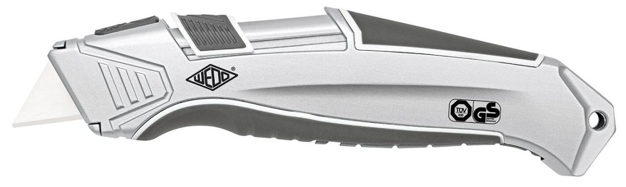 WEDO Cuttermesser CERA-Safeline Safety-Cutt ALU 19 mm grau von WEDO