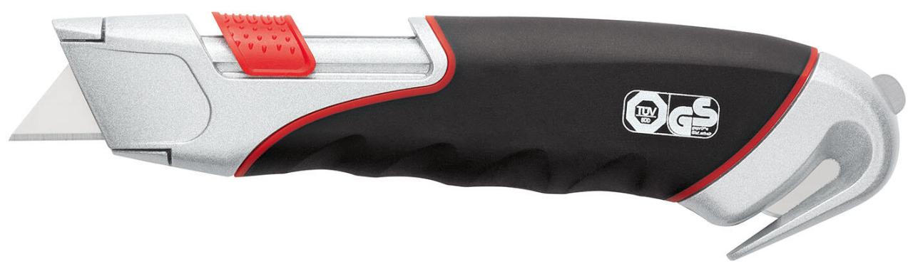 WEDO Cuttermesser WEDO Super Safety-Cutter 19 mm schwarz, rot, silber von WEDO