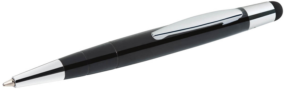 WEDO Eingabestift 2in1 Pioneer Mini, hochglänzend, schwarz von WEDO