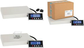 WEDO Elektronische Paketwaage Paket 100 Plus, 100 kg aus Aluguss, pulverbeschichtete Oberfläche, Tara-, Justier - 1 Stück (50 7610010) von WEDO