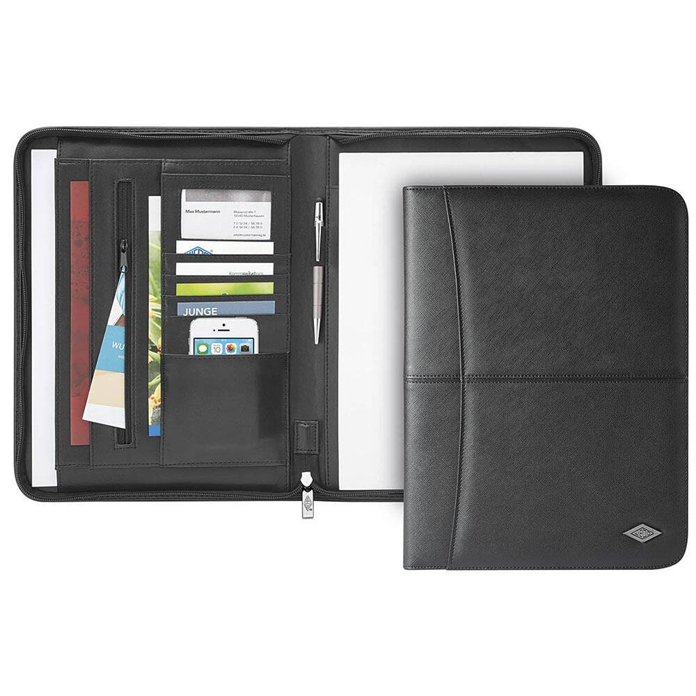 WEDO Konferenzmappe Accento für DIN A4 schwarz von WEDO