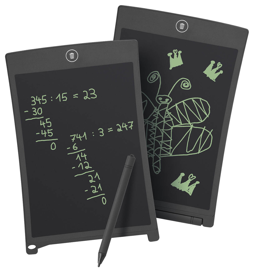WEDO LCD Schreib- & Maltafel, 8,5 Zoll (21,59 cm), schwarz von WEDO