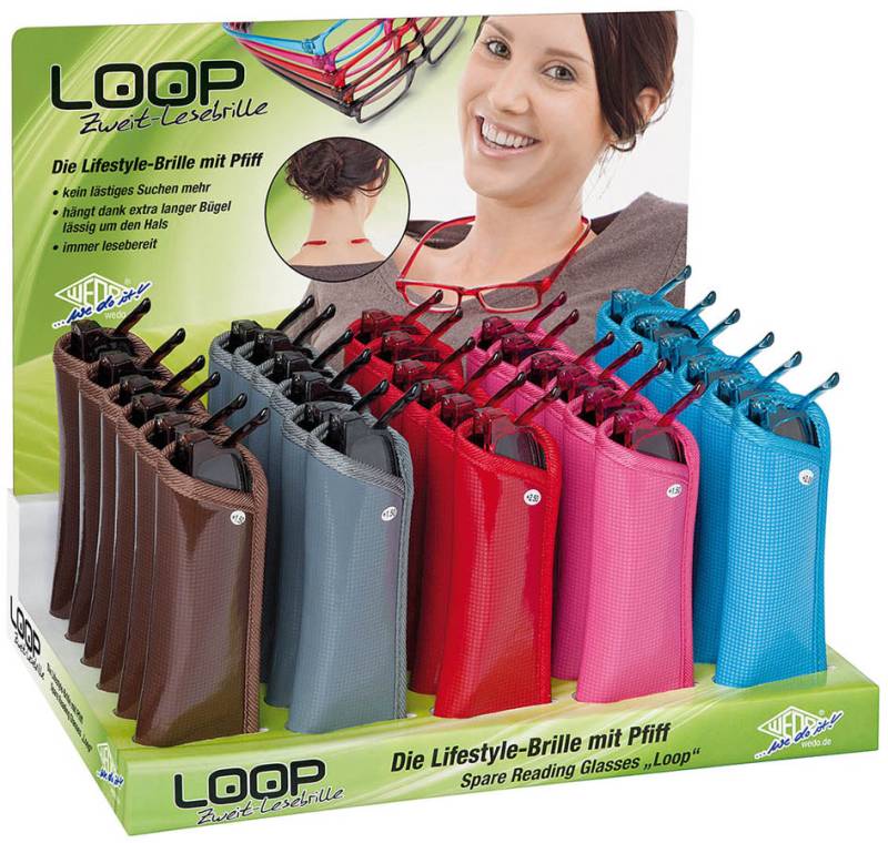 WEDO Lesebrille LOOP, 30er Display, farbig sortiert von WEDO