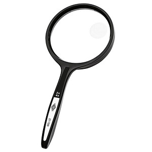 WEDO Lupe schwarz 2-fach und 4-fach, Ø 7,4 cm WEDO Lupe schwarz 2-fach und 4-fach, Ø 7,4 cm von WEDO