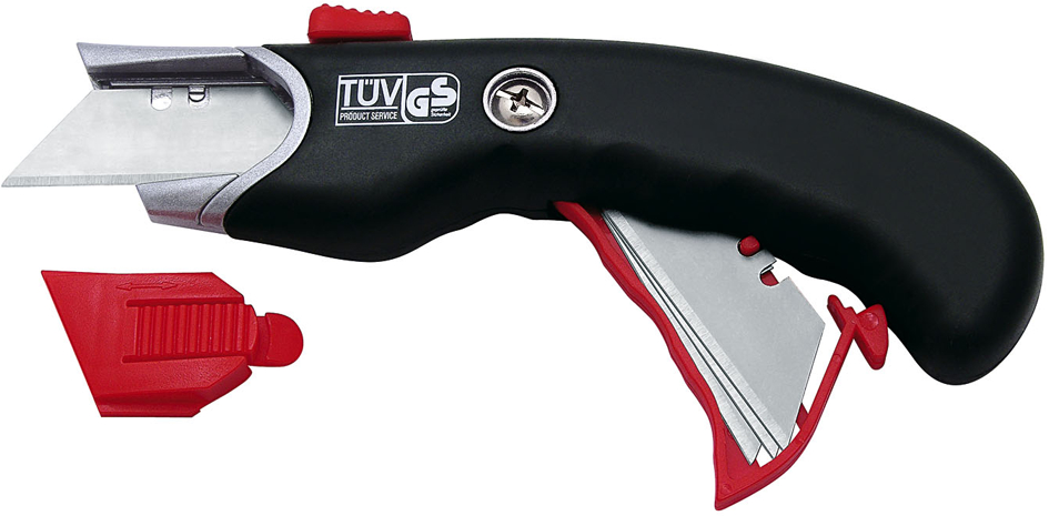 WEDO Safety-Cutter Premium, Klinge: 19 mm, schwarz/rot von WEDO