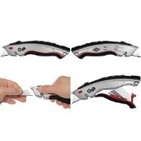 WEDO Safety-Cutter Profi Plus, Klinge: 19 mm, silber/schwarz automatischer Klingenrückzug, Rasterautomatik, ergonomisch - 1 Stück (78 850) von WEDO