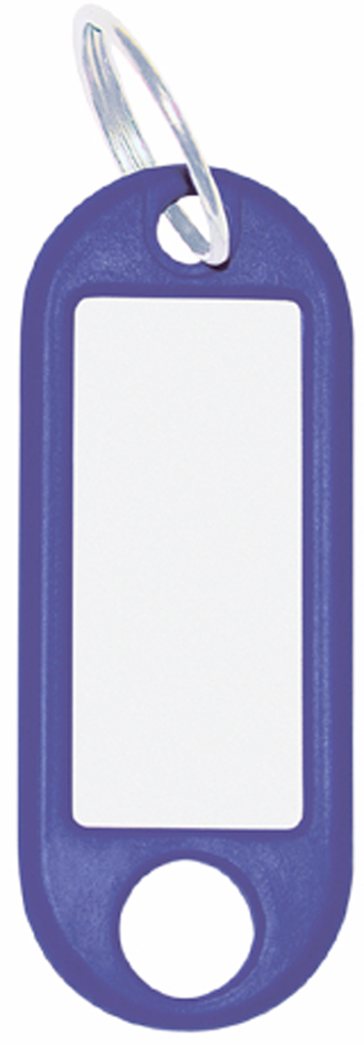 WEDO Schlüsselanhänger mit Ring, Durchmesser: 18 mm, blau von WEDO