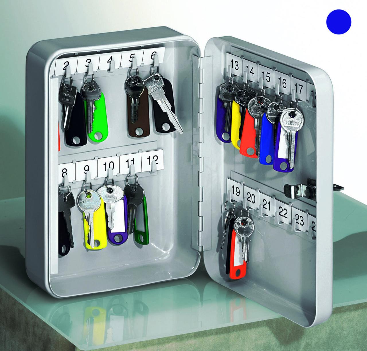 WEDO Schlüsselkasten mit 24 Sicherheitsschloss lichtgrau WEDO Schlüsselkasten mit 24 Sicherheitsschloss lichtgrau von WEDO
