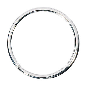 WEDO Schlüsselring silber, 100 St. von WEDO