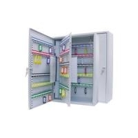 WEDO Schlüsselschrank für 150 Schlüssel, lichtgrau mit 10er Hakenleisten - fortlaufend nummeriert und verstell- (102 65037X) von WEDO