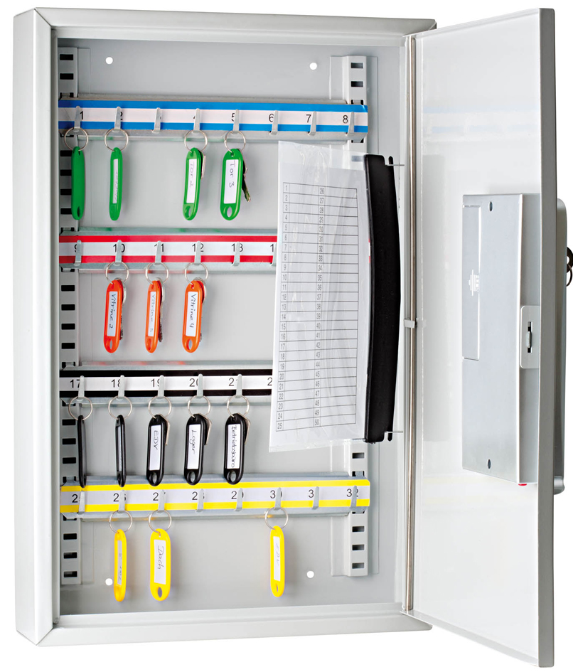 WEDO Schlüsselschrank mit Elektronikschloss,für 32 Schlüssel von WEDO