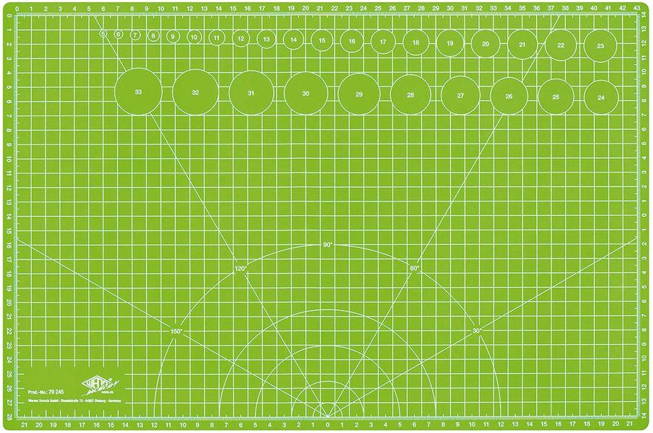 WEDO Schneide- & Bastelmatte Comfortline, DIN A4, grün von WEDO