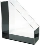 WEDO Stehsammler acryl exklusiv, DIN A4, glasklar/schwarz aus Acryl, im Geschenkkarton (60 1301) von WEDO