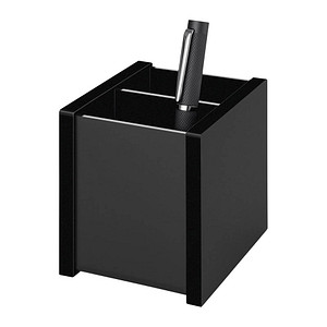 WEDO Stiftehalter Black Office schwarz Acryl 2 Fächer 8,3 x 10,0 x 9,6 cm WEDO Stiftehalter Black Office schwarz Acryl 2 Fächer 8,3 x 10,0 x 9,6 cm von WEDO